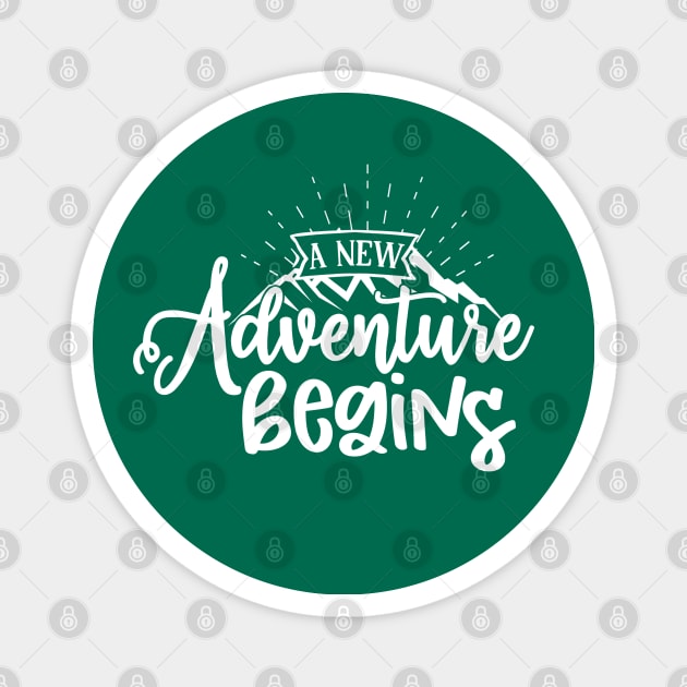 Adventure Time Begins Magnet by ShopBuzz